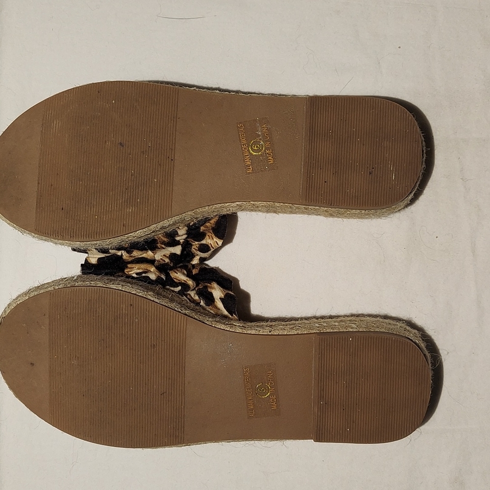 Ccocci Leopard Print Ruffle Bermuda Espadrille Pl… - image 6